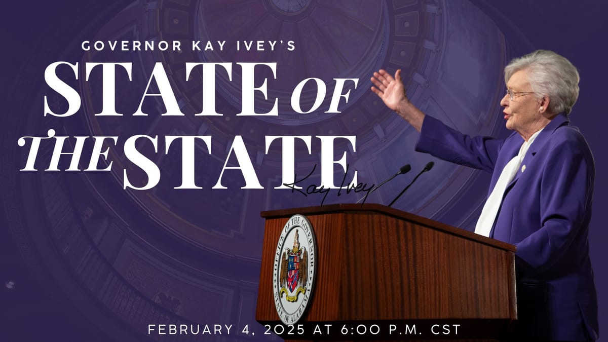 LIVE: Alabama Governor Kay Ivey's State of the State Address