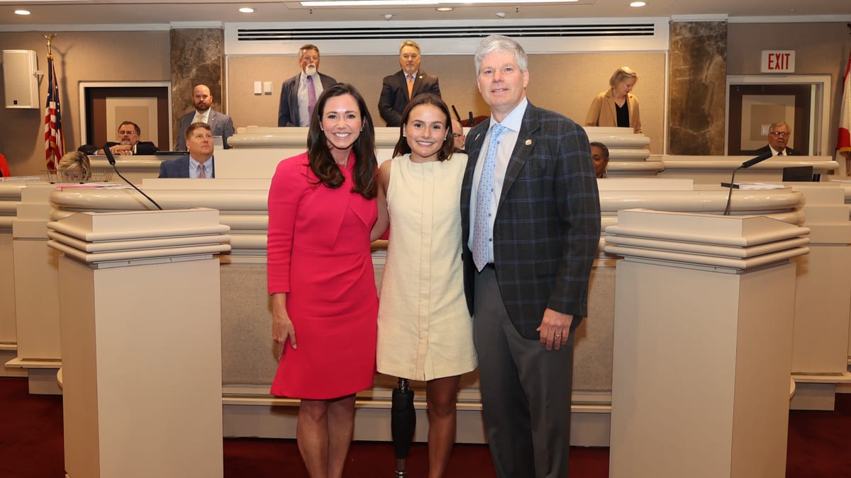 Lulu Griffin, Senator Katie Britt Address Alabama House
