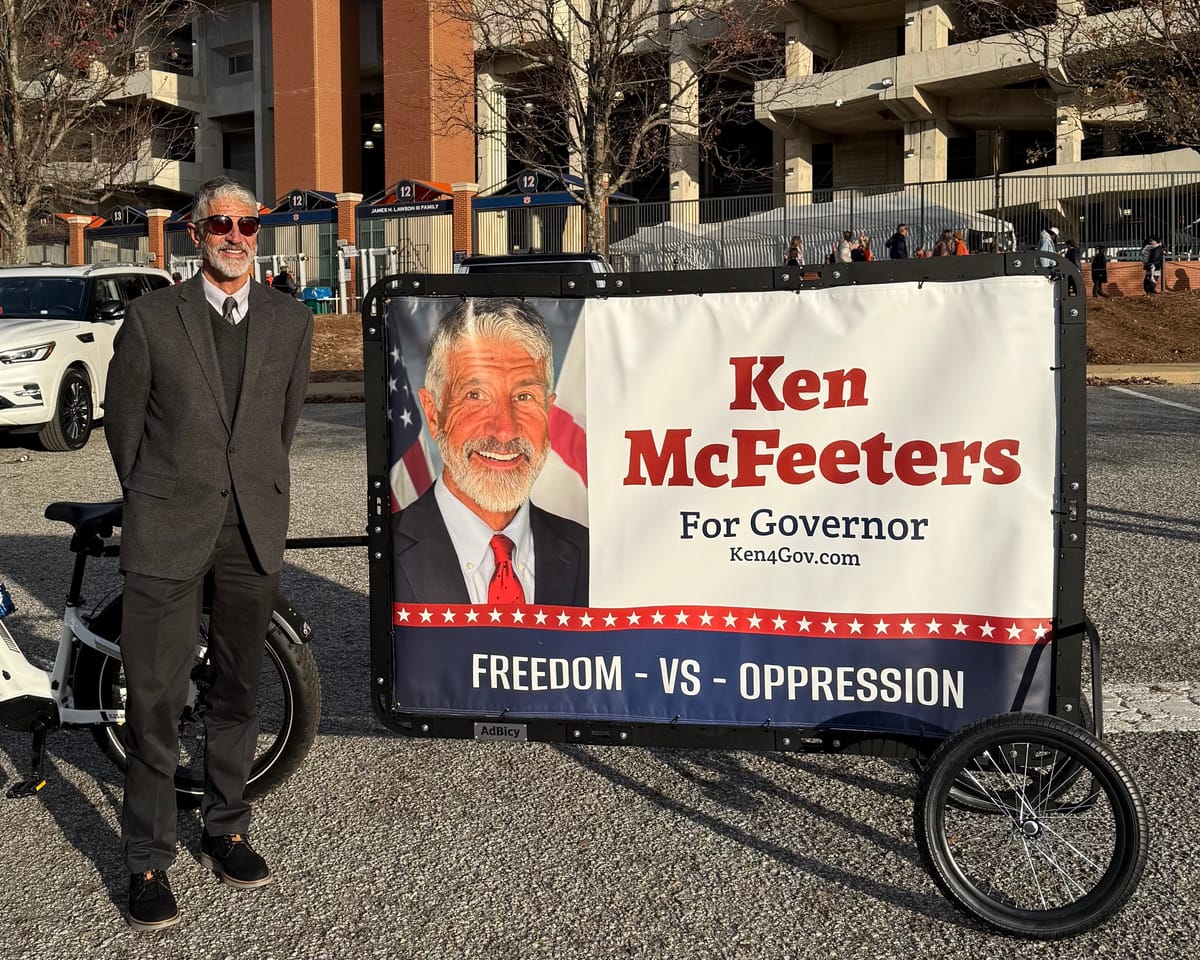 Ken McFeeters Takes His Campaign to the Iron Bowl