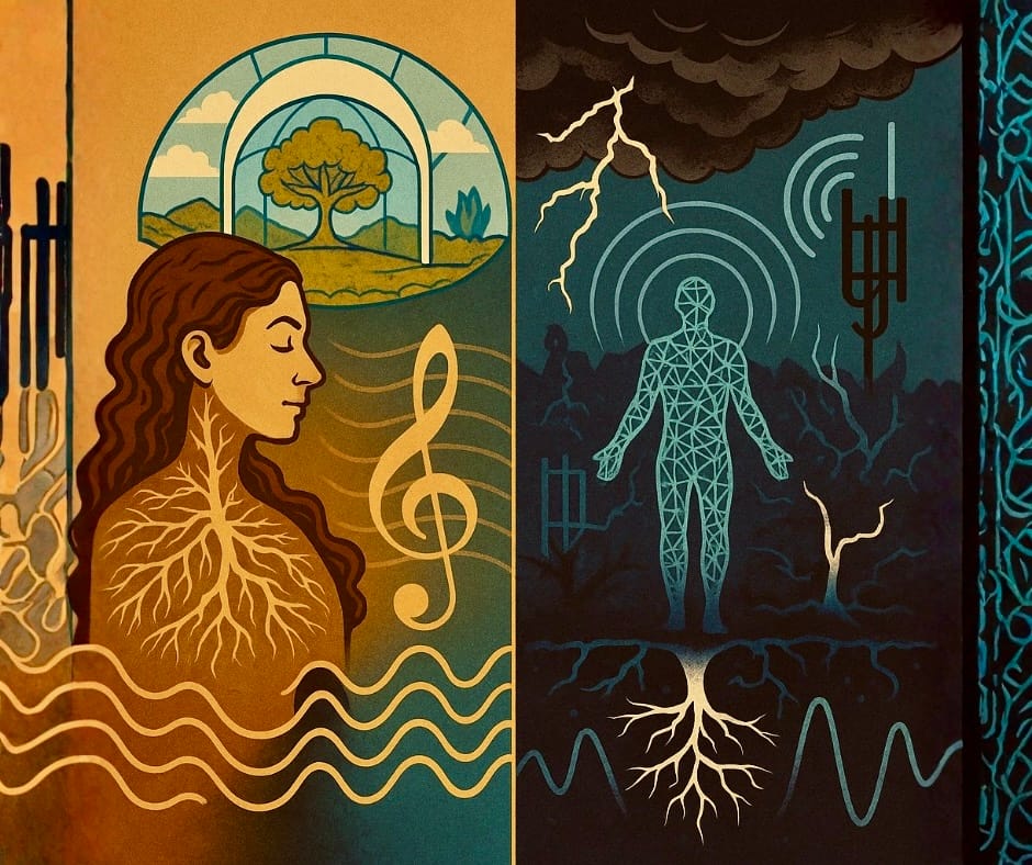 The Symphony of Homeostasis and the Upside Down: How Microbiome, Mold, Music, and Frequency Hijack the Human Sovereign State