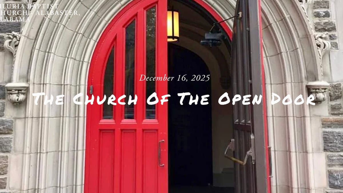 The Church Of The Open Door