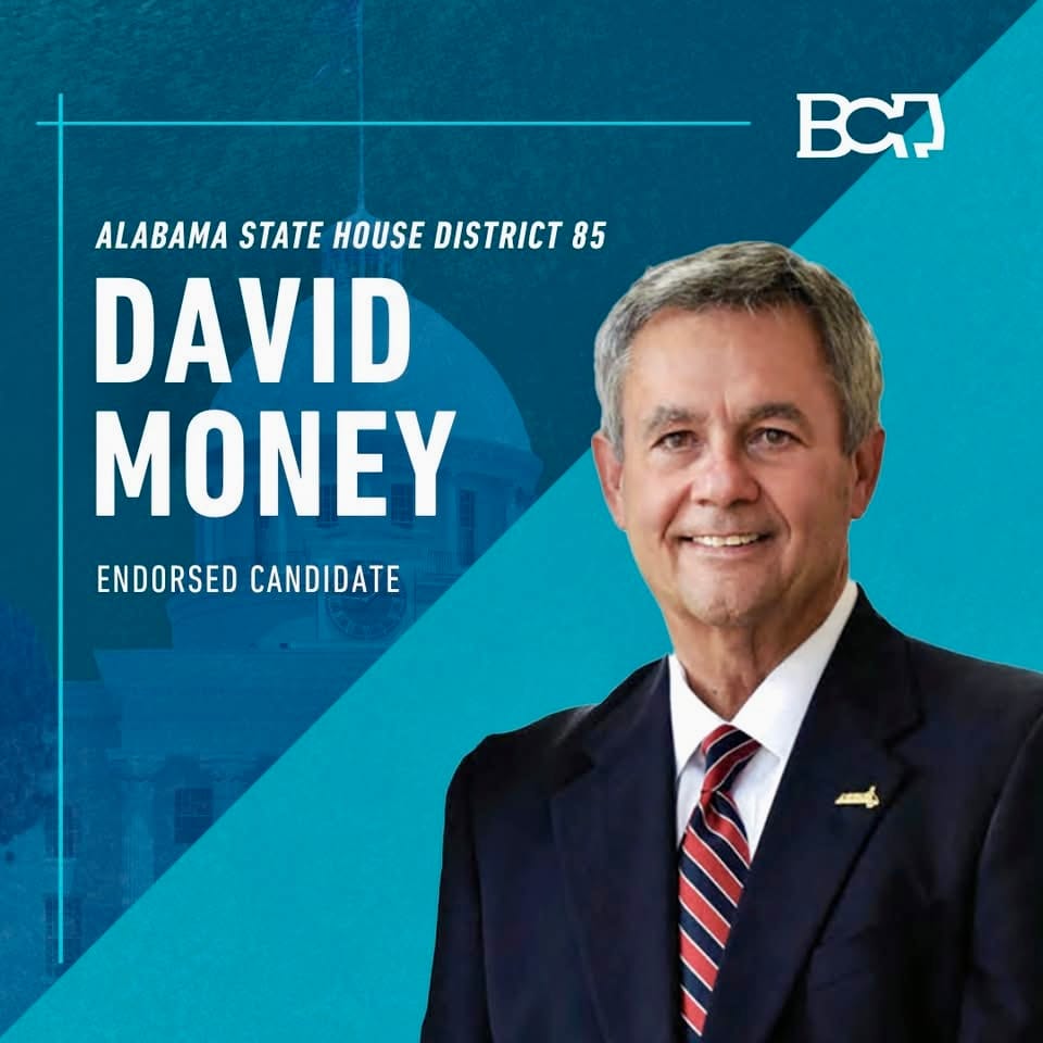 BCA ProgressPAC Endorses David Money for Alabama House 85