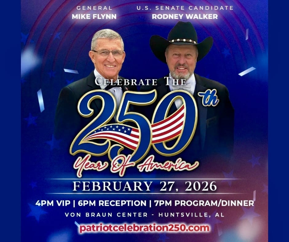 America’s 250th Year Celebration in Huntsville on Feb. 27
