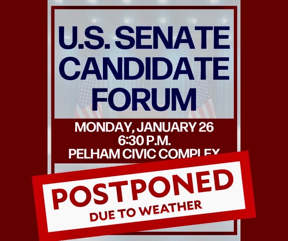 BREAKING: Shelby County Senate Candidate Forum POSTPONED