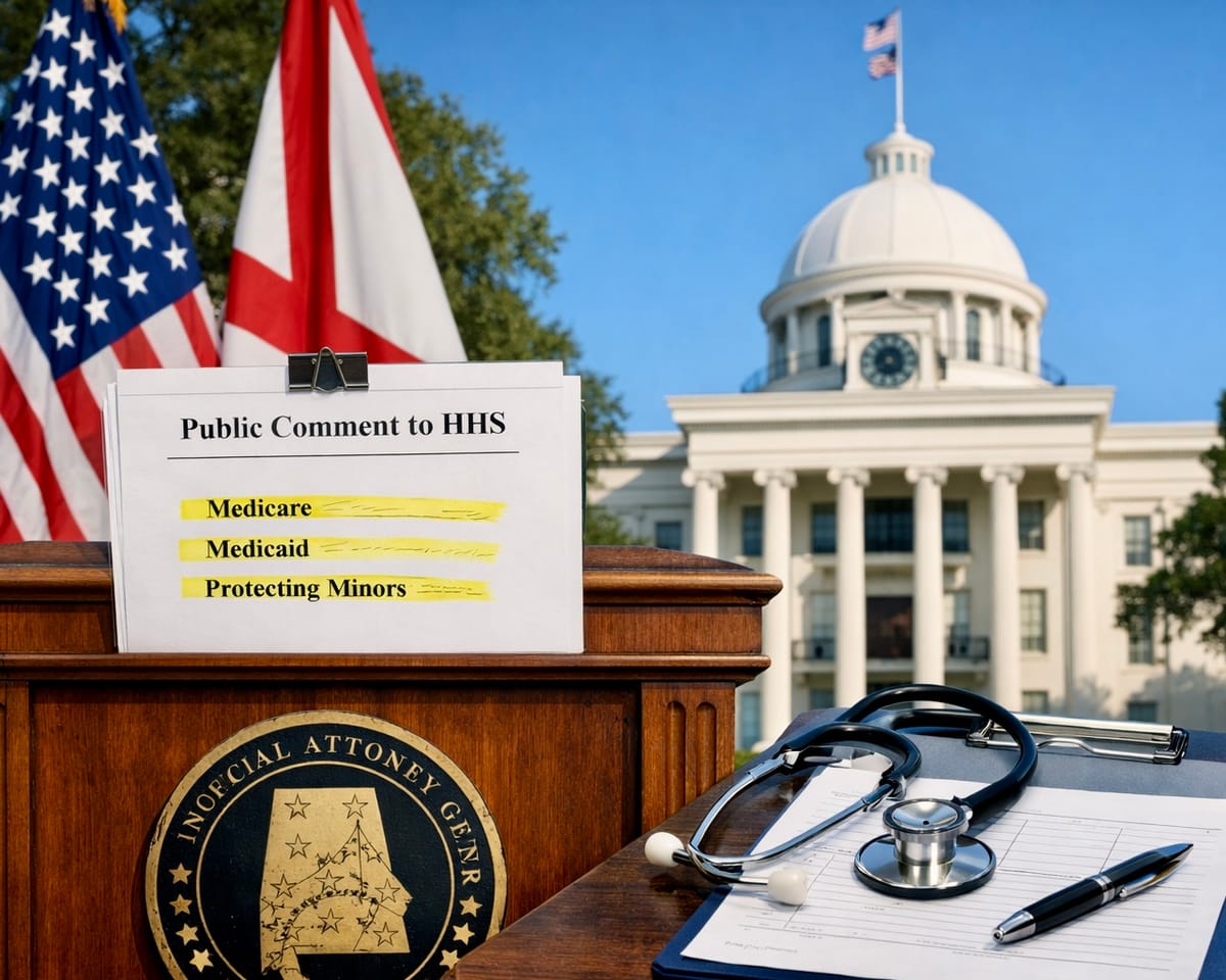 Alabama Leads 24 States Urging Federal Trans Funding Halt