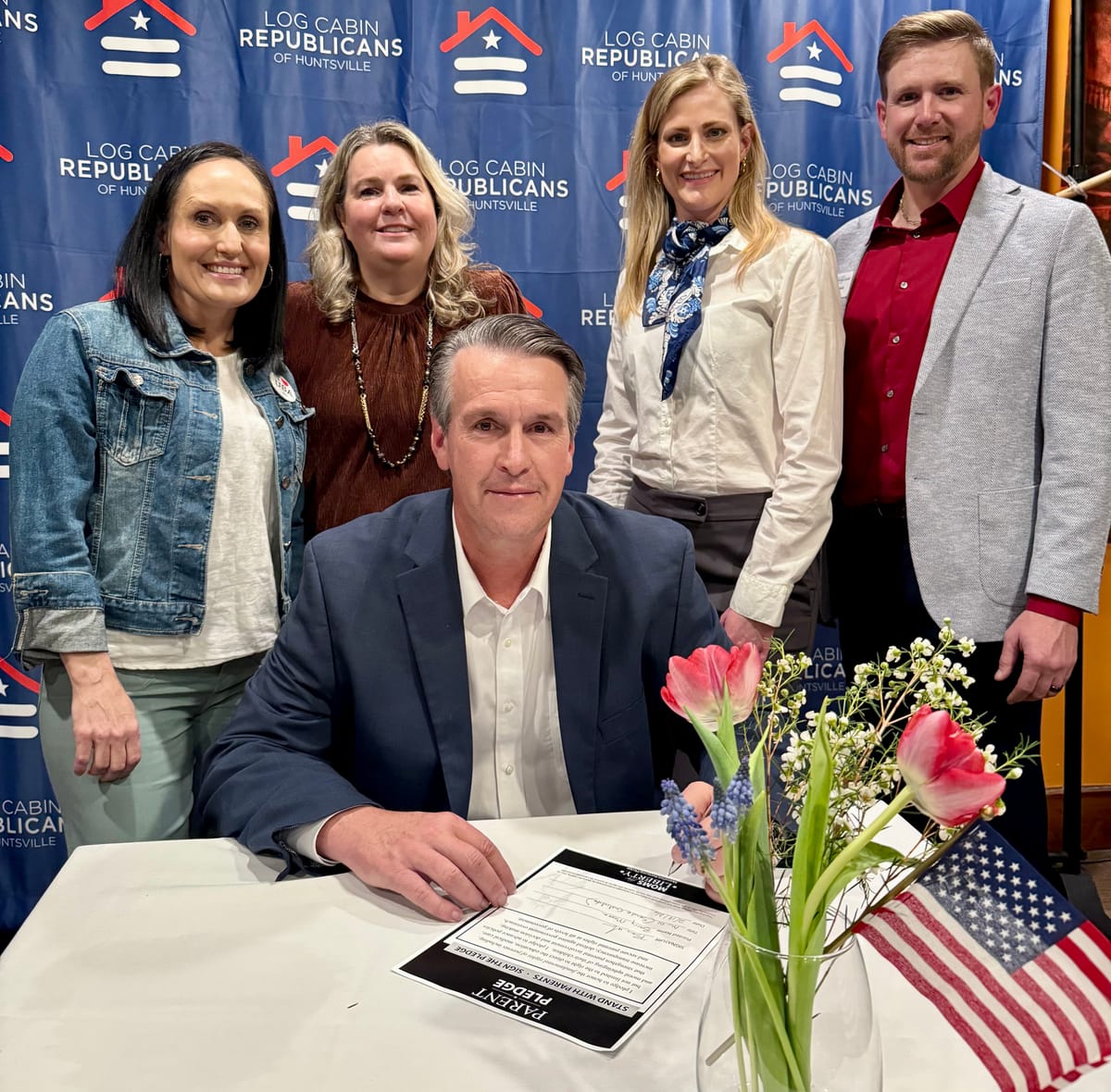 Barry Moore Signs Parents Pledge in Huntsville