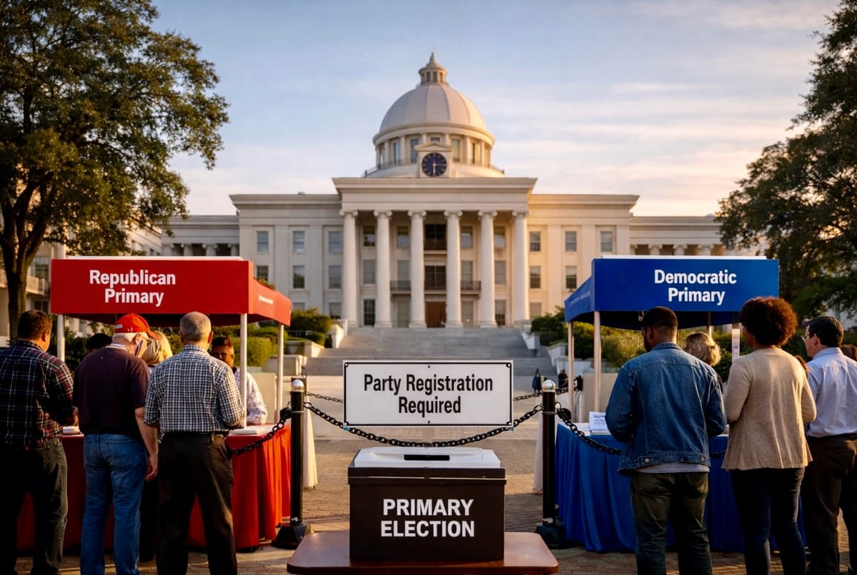 Closed Primaries Bill Introduced Into Alabama Legislature