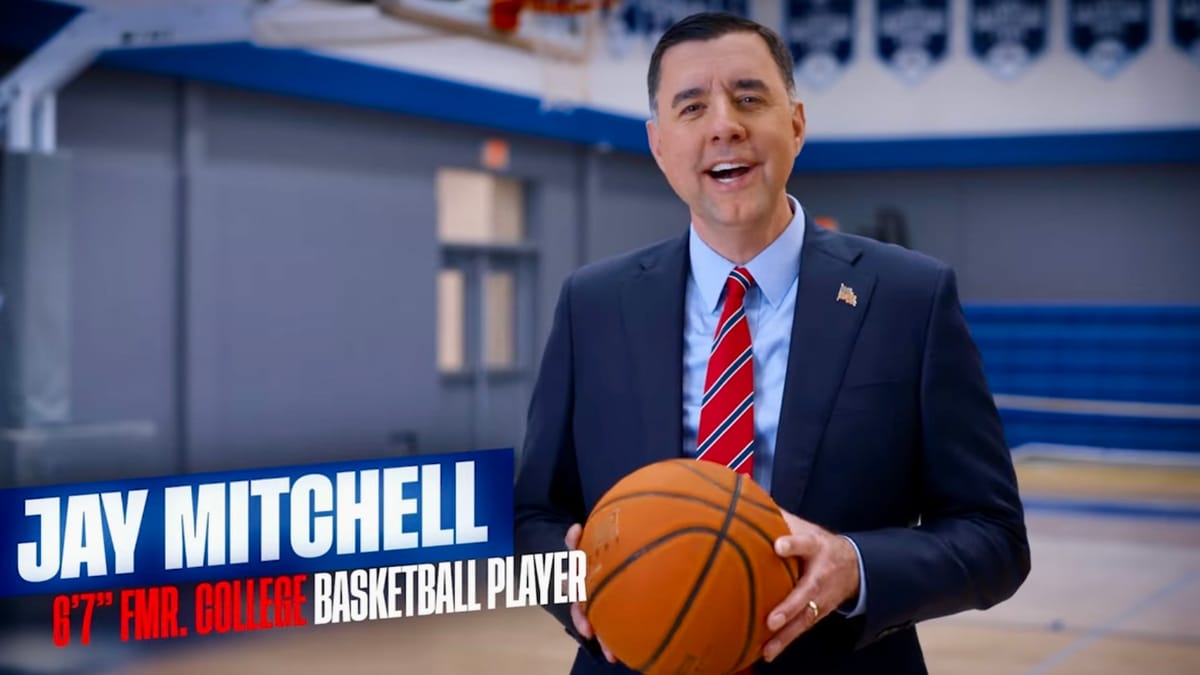 Jay Mitchell Vows to “Dunk on the Libs” in New Basketball-themed Campaign Ad