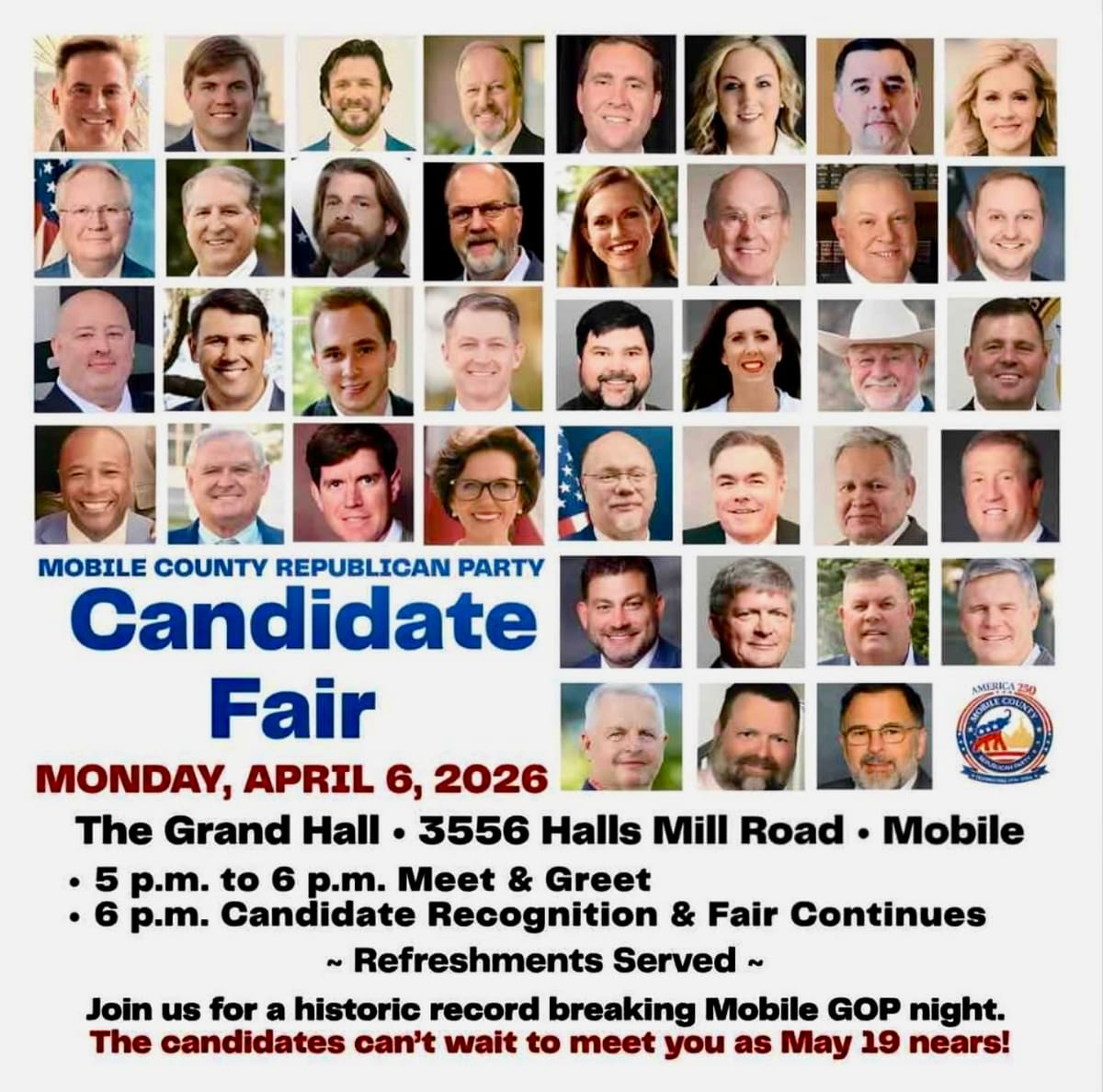 Mobile County Republican Party Candidate Fair to be April 6