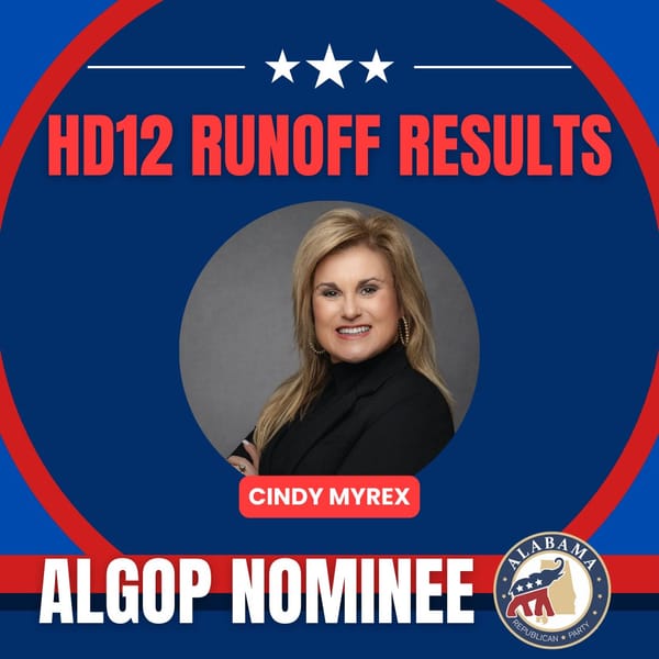 Cindy Myrex Wins House District 12 Republican Runoff in Cullman County