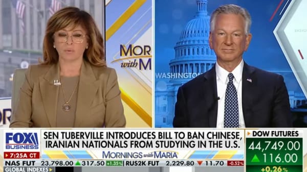 Tuberville Introduces “Student Visa Integrity Act” to Block Chinese, Iranian, Other Students from Adversarial Nations from U.S. Schools