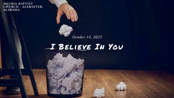 I Believe In You