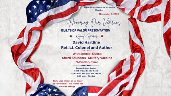 Republican Women of Trussville to Meet November 6