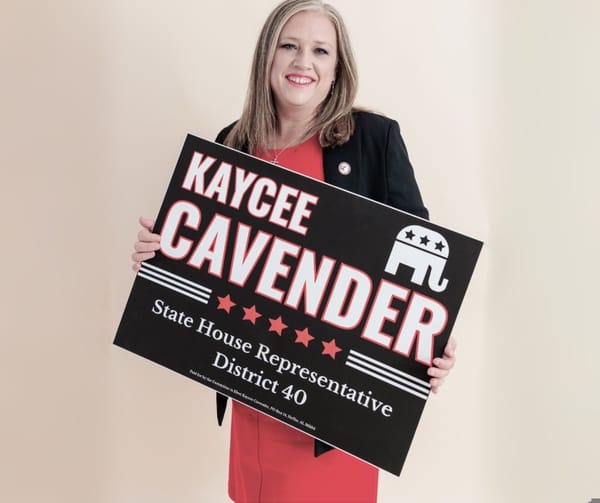 Kaycee Cavender Launches Campaign for Alabama House District 40