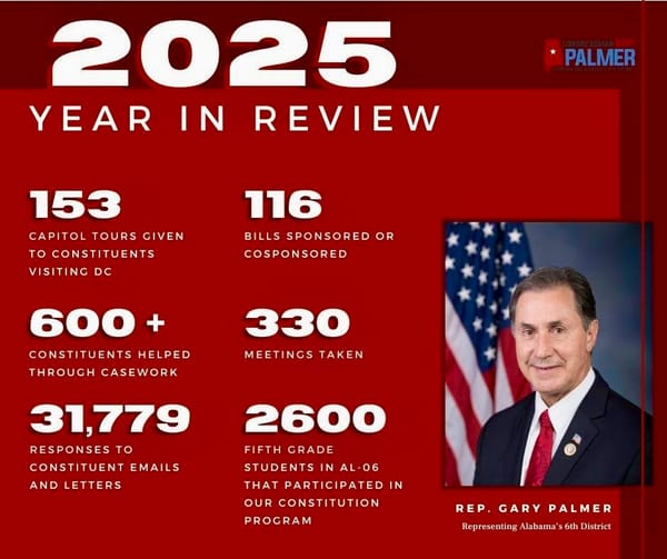 Palmer: Merry Christmas, 2025 Review, Looking Ahead to 2026