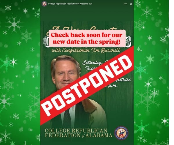 POSTPONED: Tuscaloosa Republican Meeting Tonight