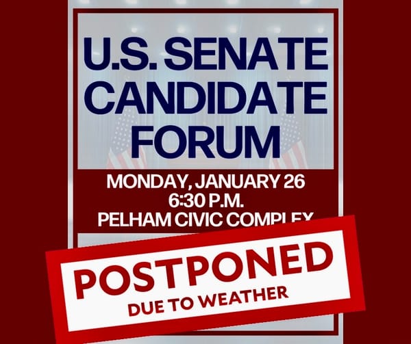 BREAKING: Shelby County Senate Candidate Forum POSTPONED