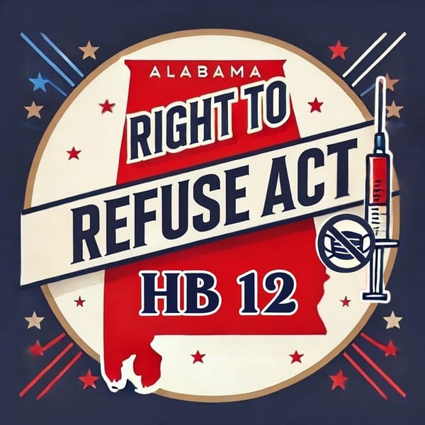 Health Freedom Alabama Issues CTA for Tuberville to Back HB12