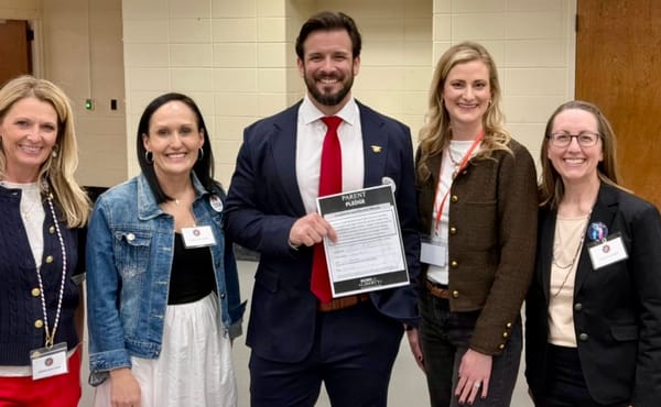 Jared Hudson Signs Moms for Liberty Parent Pledge