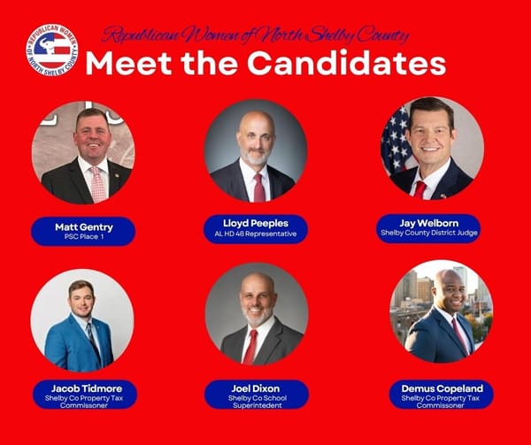 Republican Women of North Shelby County to Meet Tuesday, April 14