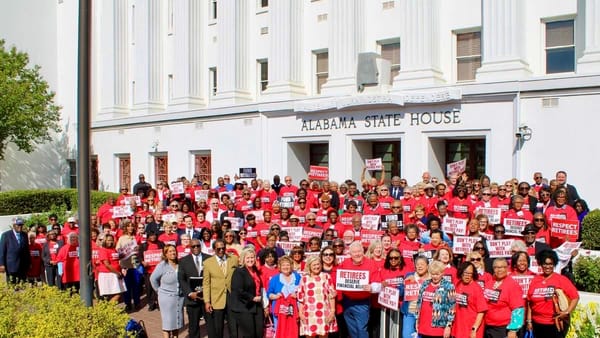Retirees Rally for Education Funding Relief